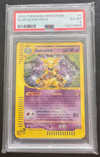 Load image into Gallery viewer, Alakazam 001/165 Expedition Base Set Holo Psa 6
