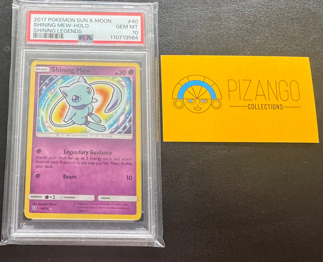 Shining Mew Shining Legends Ultra Rare Holo #40 PSA 10 Gem Mint