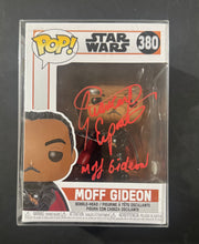 Load image into Gallery viewer, Giancarlo Esposito Funko Pop Moff Gideon 380 Vinyl Figure JSA Signed
