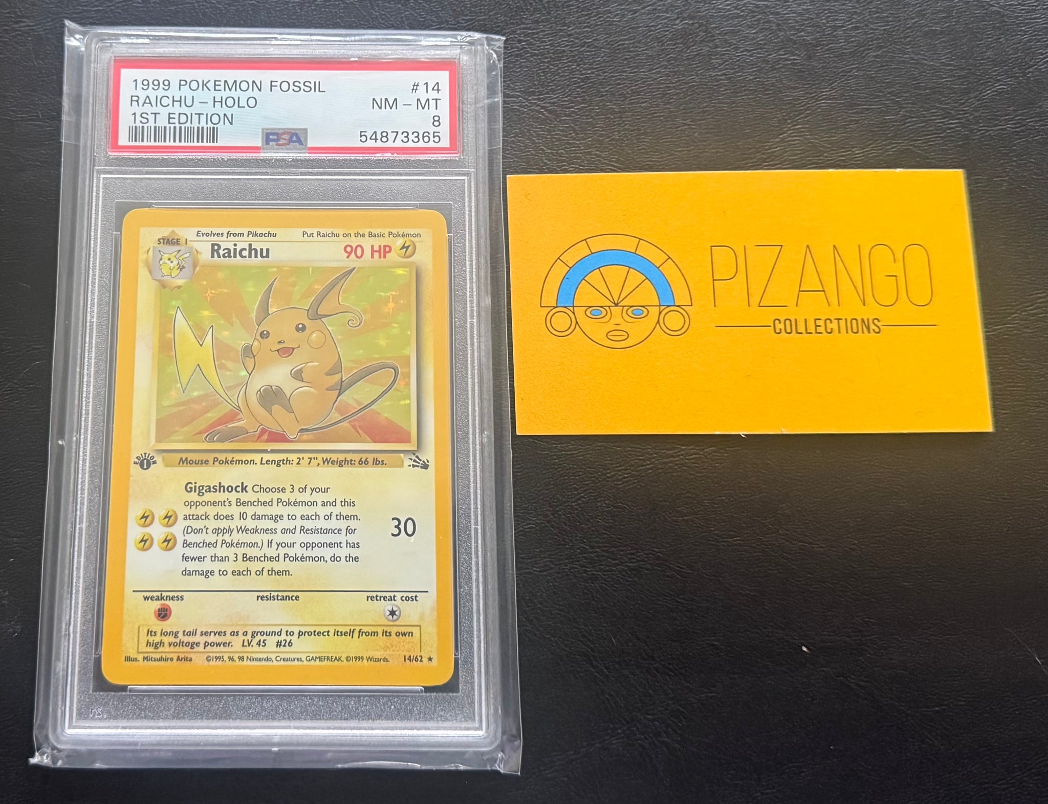 Raichu 14 Fossil ライチュウ 1st Edition Holo Raichu 14/62 Fossil 1st Edition Holo BGS 8.5 | eBay