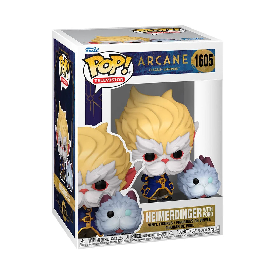 Arcane: League of Legends Heimerdinger with Poro Funko Pop! Vinyl Figure #1605