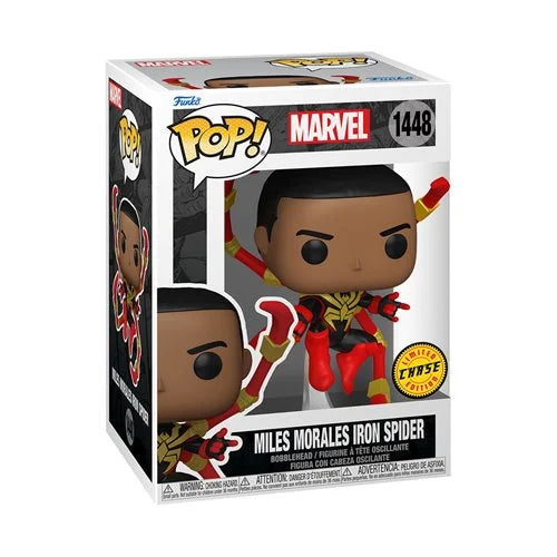 Spider-Man Comics Miles Morales Iron Spider Funko Pop! Vinyl Figure #1448. ( CHASE )