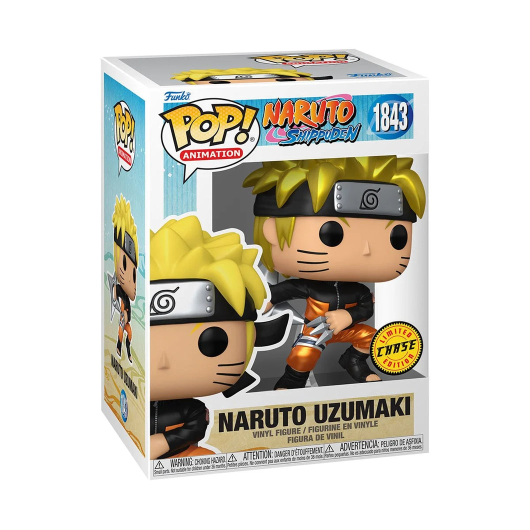 Naruto: Shippuden Naruto Uzumaki with Shuriken Funko Pop! Vinyl Figure #1843 CHASE