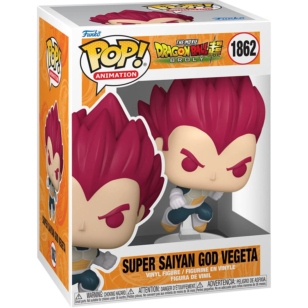 Dragon Ball Super: Broly Super Saiyan God Vegeta Funko Pop! Vinyl Figure #1862