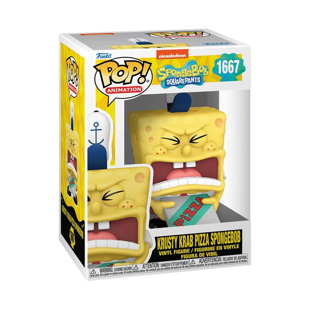 SpongeBob SquarePants 25th Anniversary Krusty Krab Pizza SpongeBob Funko Pop! Vinyl Figure #1667