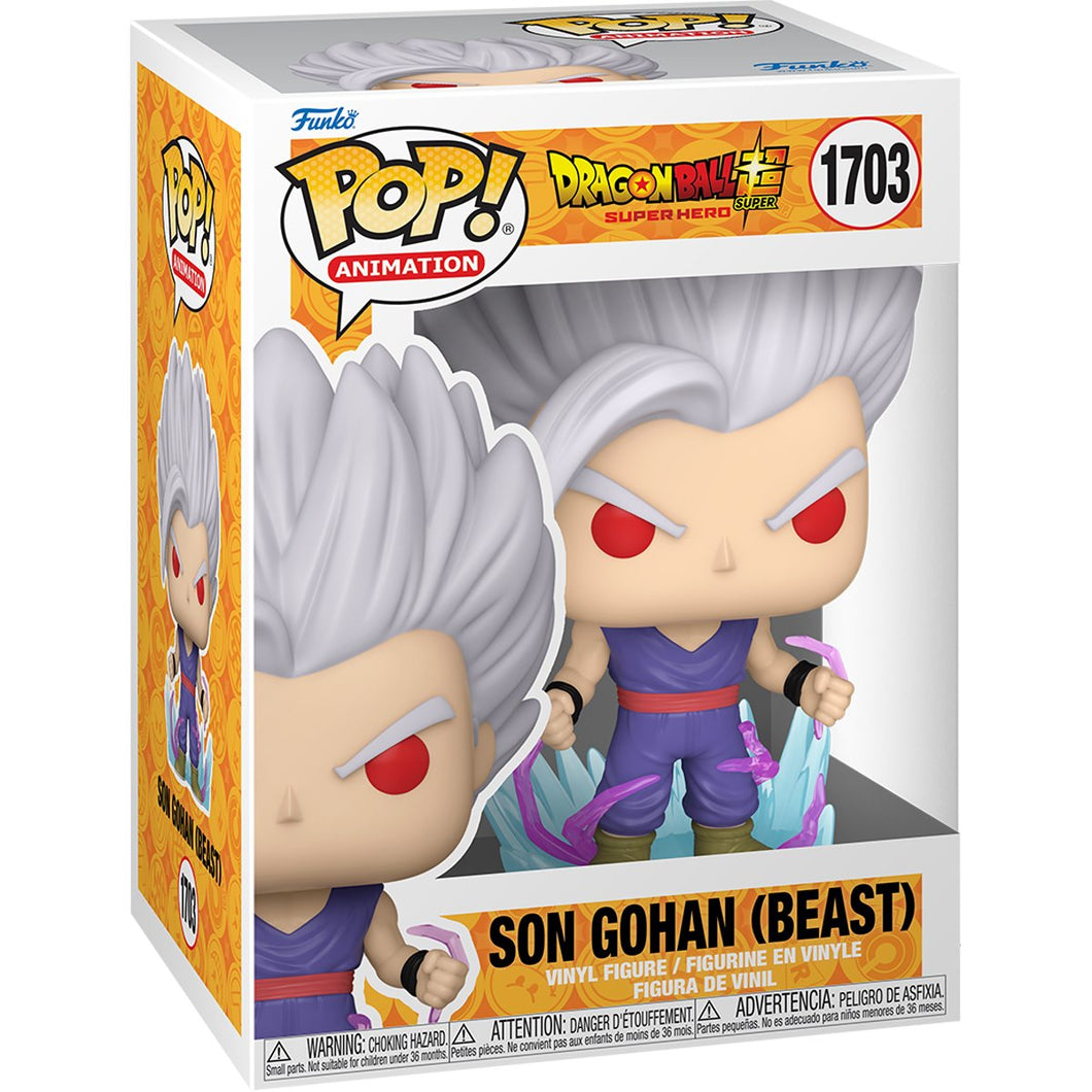 Dragon Ball Super: Super Hero Son Gohan (Beast) Funko Pop! Vinyl Figure #1703 (COMMON )