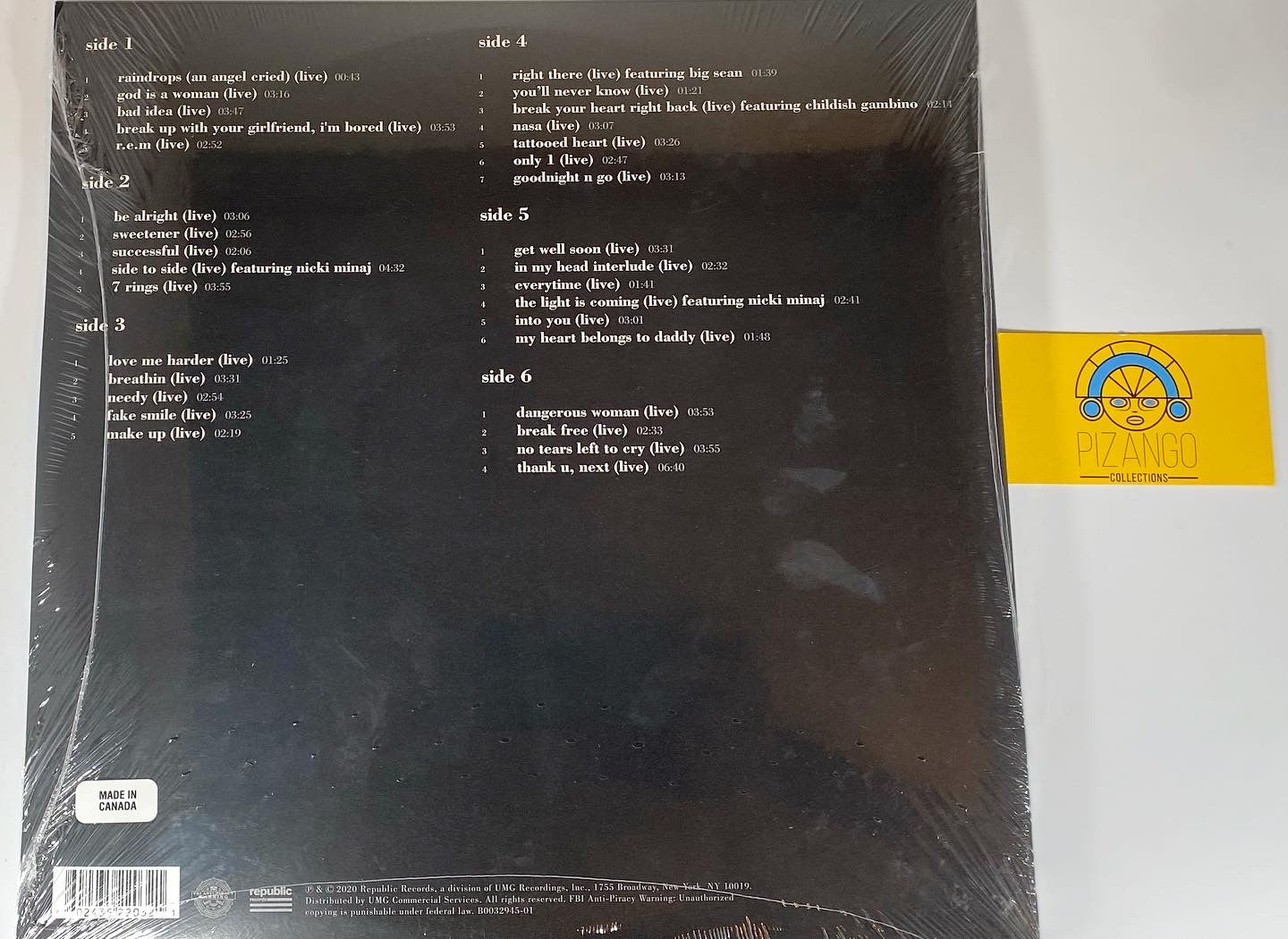 Ariana Grande - k bye for now (swt live) Vinyl – Pizango